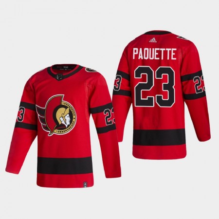 Ottawa Senators Cedric Paquette 23 2020-21 Reverse Retro Authentic Shirt - Mannen